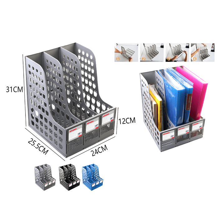 Revistero Triple 31x25.5x24cm 1