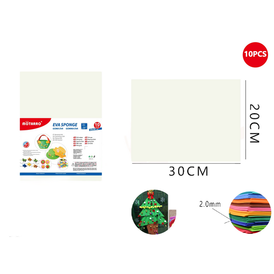 Goma Eva Beige 20x30Cm 1