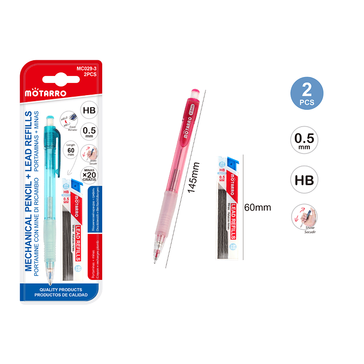 Portaminas Minas De Recarga 1