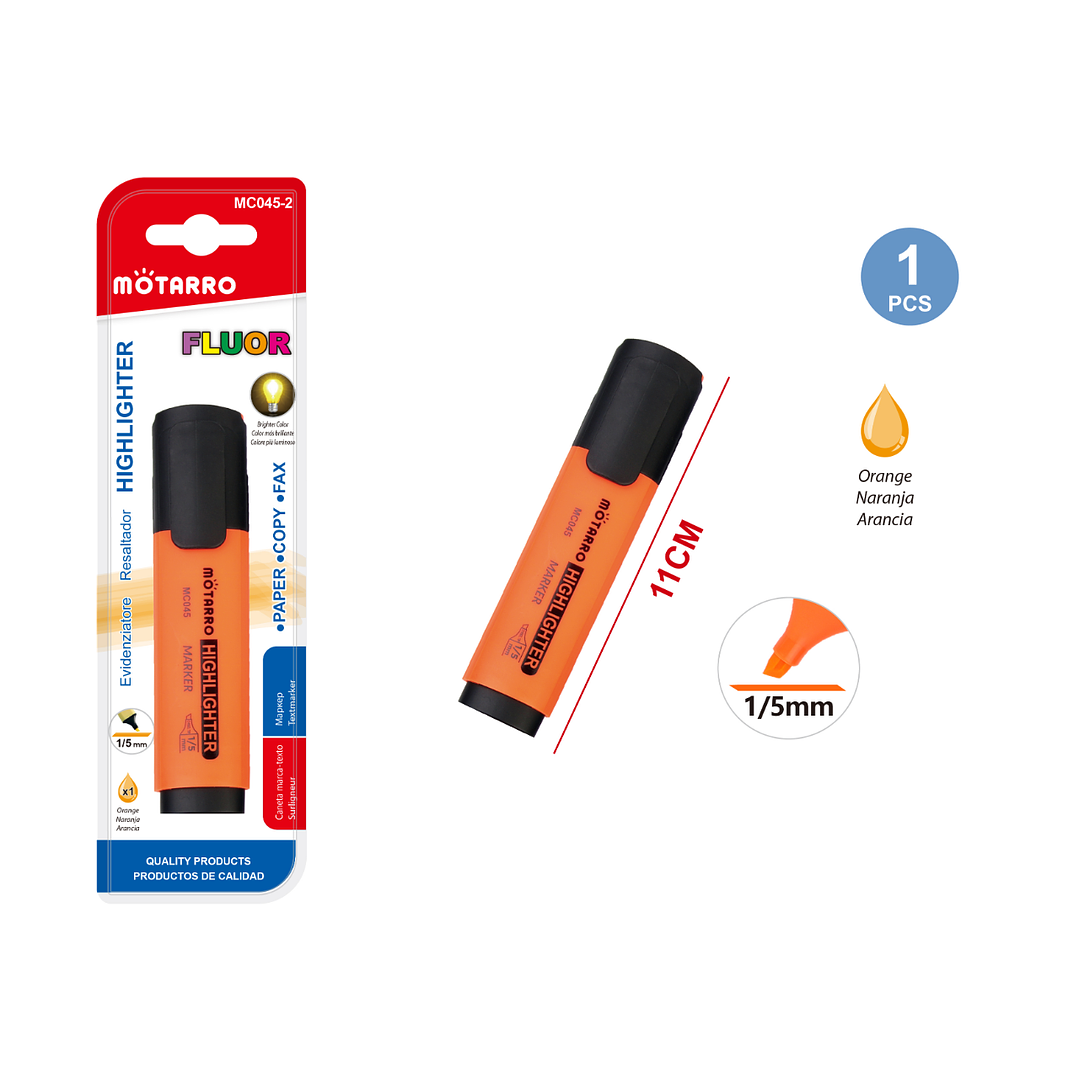 Destacator Naranjo 5mm 1