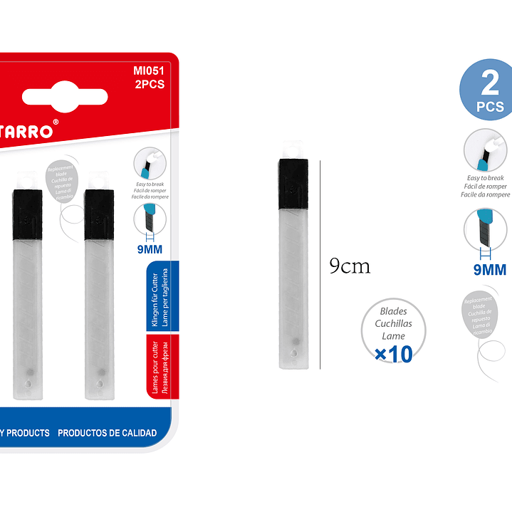 Hoja Para Cortador 9 cm 2 pcs 1
