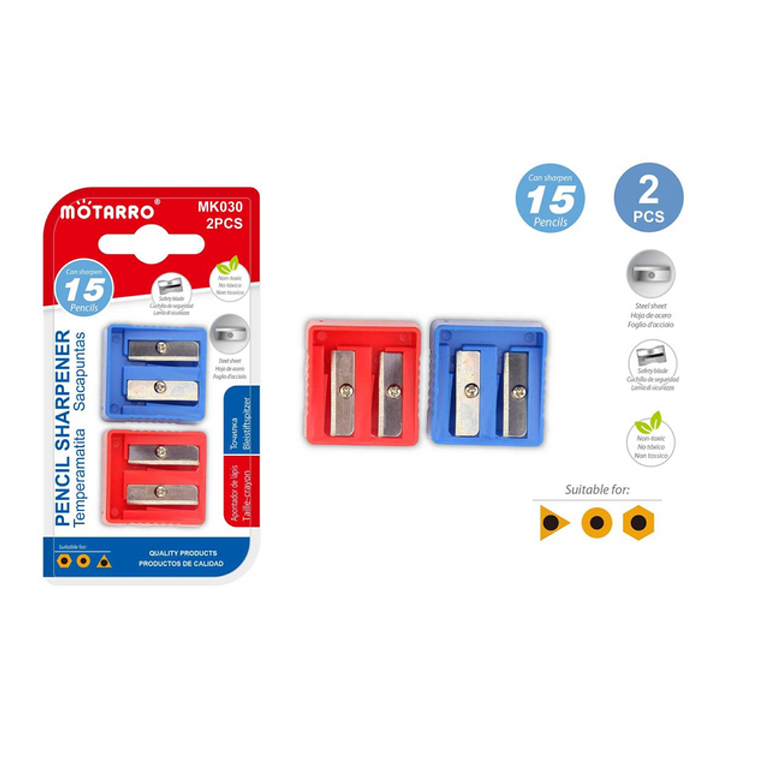 Sacapuntas Doble 2 Pcs 1