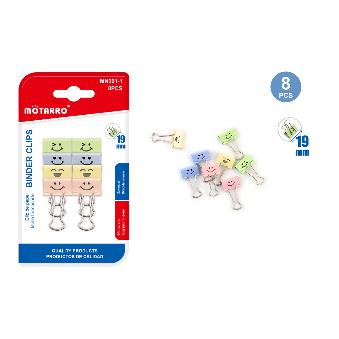 Clips Metálicos Emoji 1