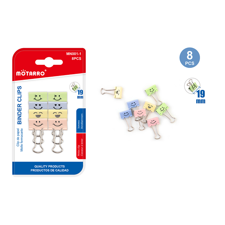 Clips Metálicos Emoji 1