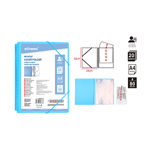 Carpeta A4 Azul Claro