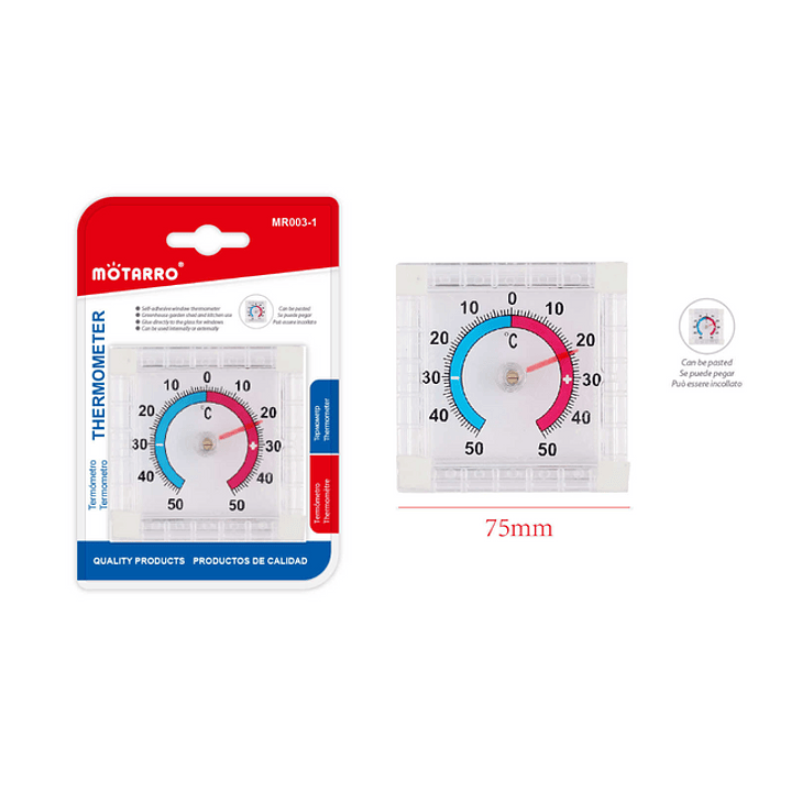 Termómetro 75 mm 1