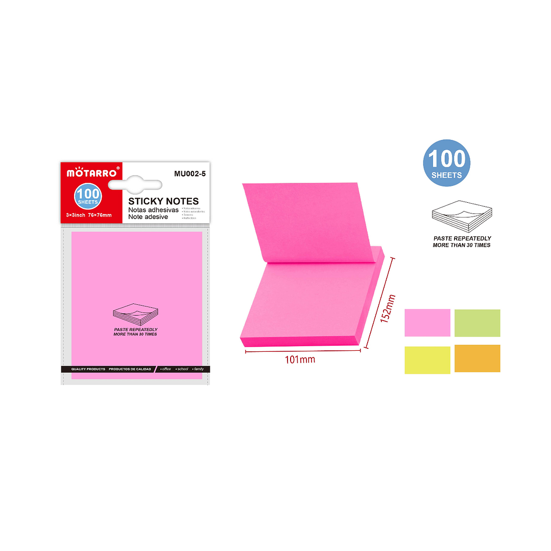 Notas Adhesivas Post-It 10X15 Cm 100 Hojas 1