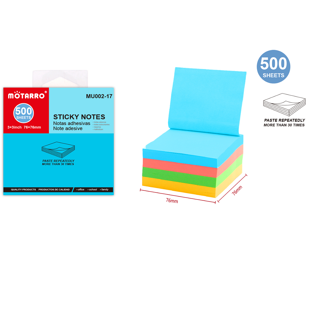 Nota Adhesivas multicolor 500 pcs 1