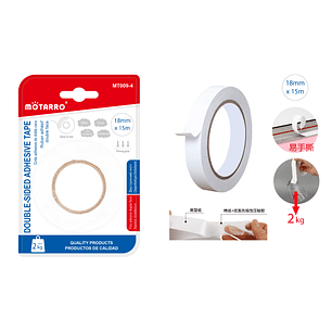 Cinta Adhesiva De Doble Cara 18mm*15m