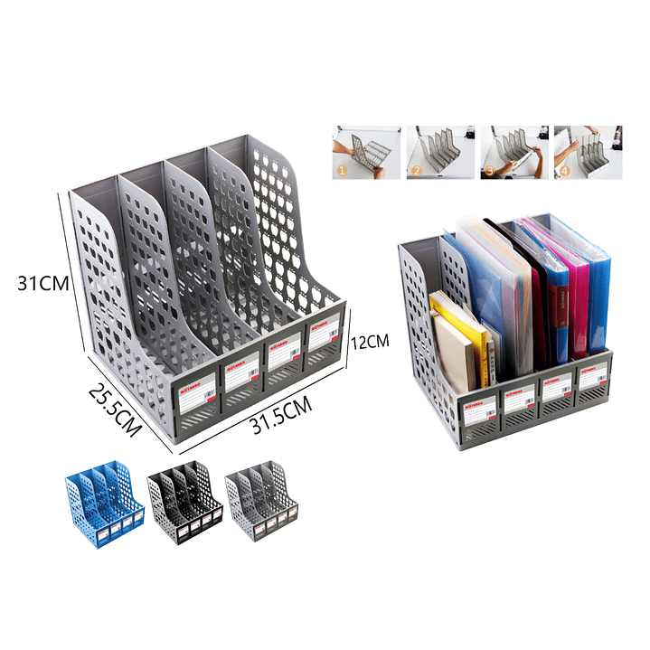 Revistero Triple 31x25.5x31.5cm 1