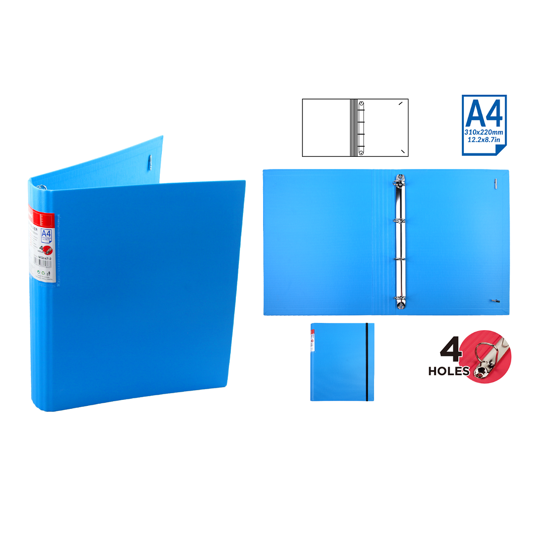 Archivador A4 Celeste 1