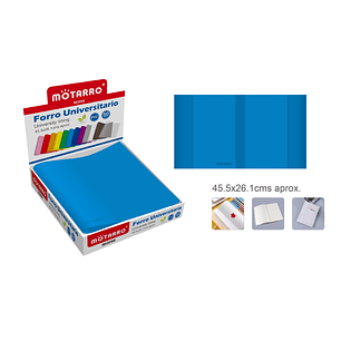 Forro Universitario Celeste 45.5*26.1cm