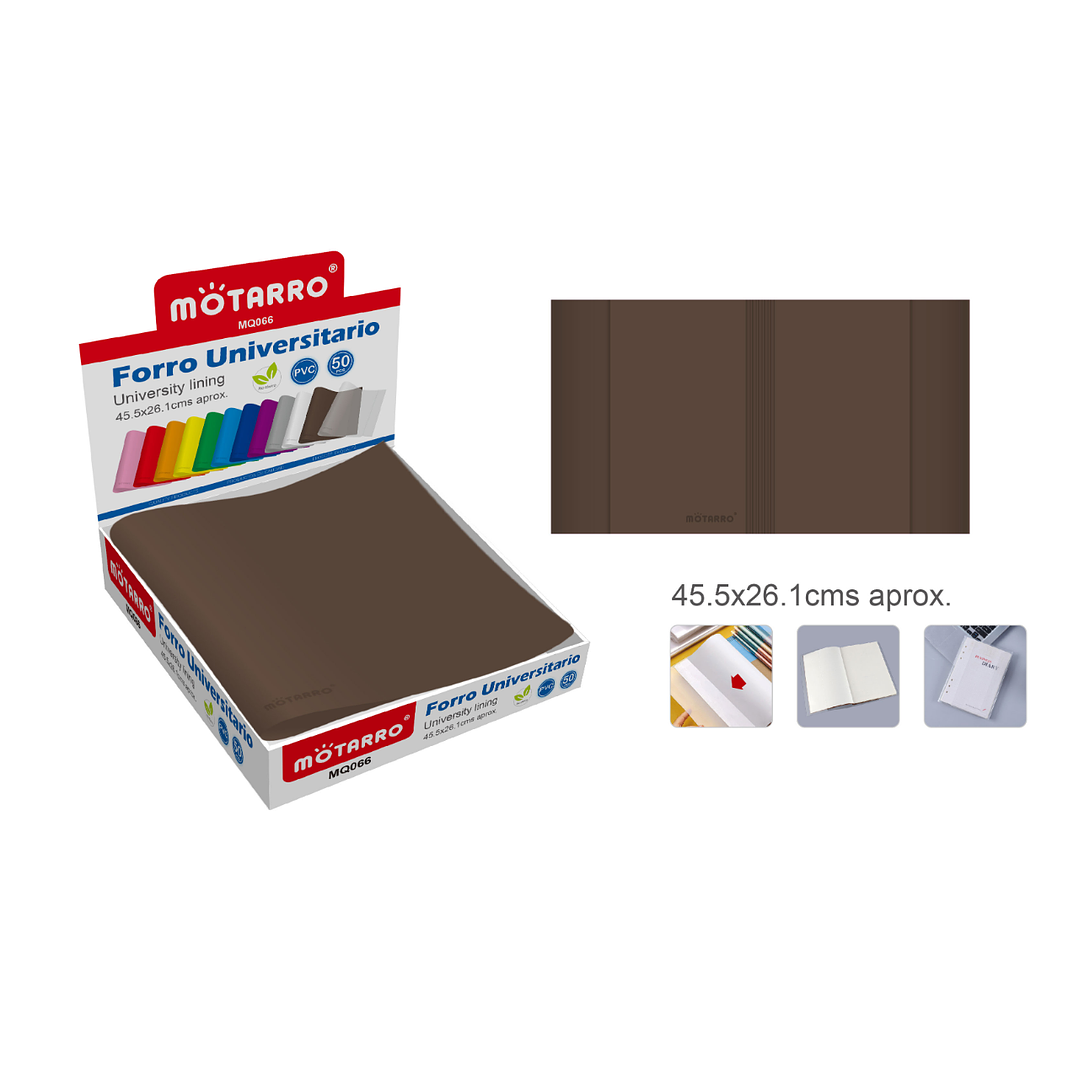 Forro Universitario Marron 45.5*26.1cm 1