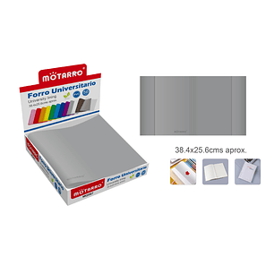 Forro Universitario Gris 38.4*25.6cm