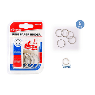 Anillas Metalicas 38 Mm 5 Pcs