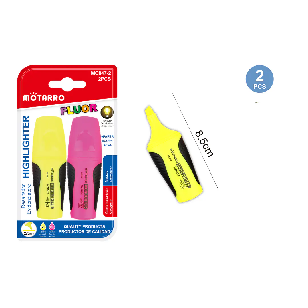 Destacadores Fluor 2/5 mm 2 Unidades 1