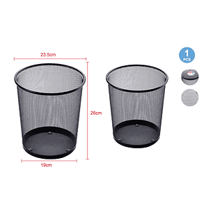 Basurero Negro 235X26 Cm