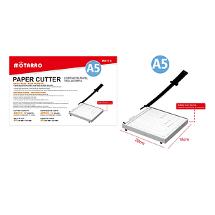 Cortador Papel A5 25x30 cm