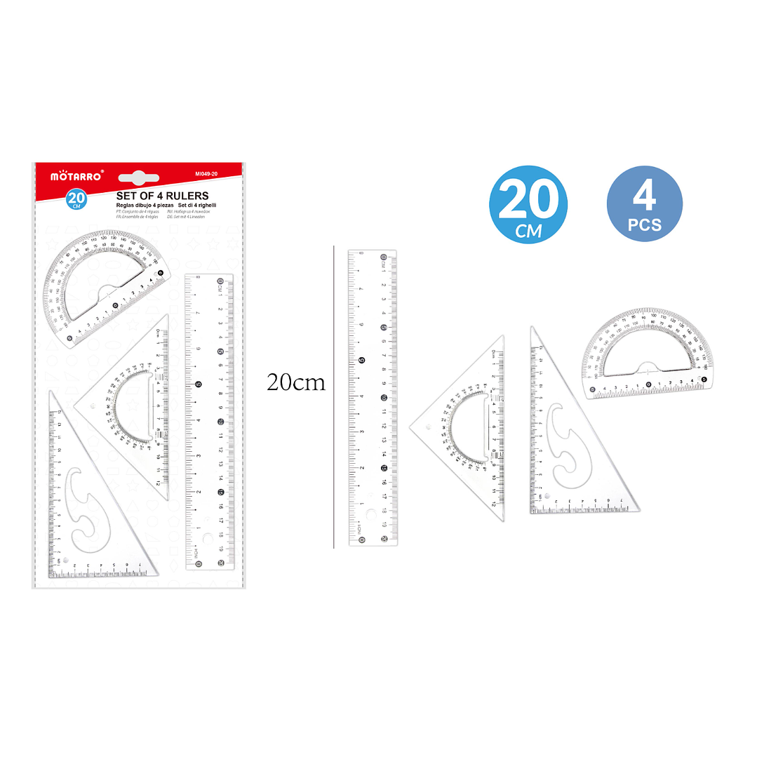 Set De Regla 4 pcs 1