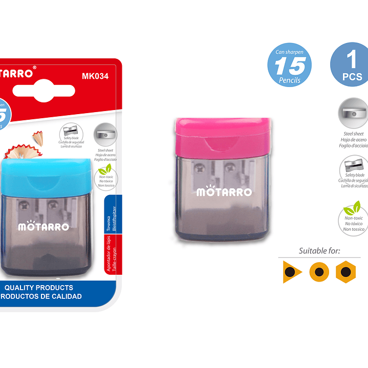 Sacapuntas Doble Con Deposito 1