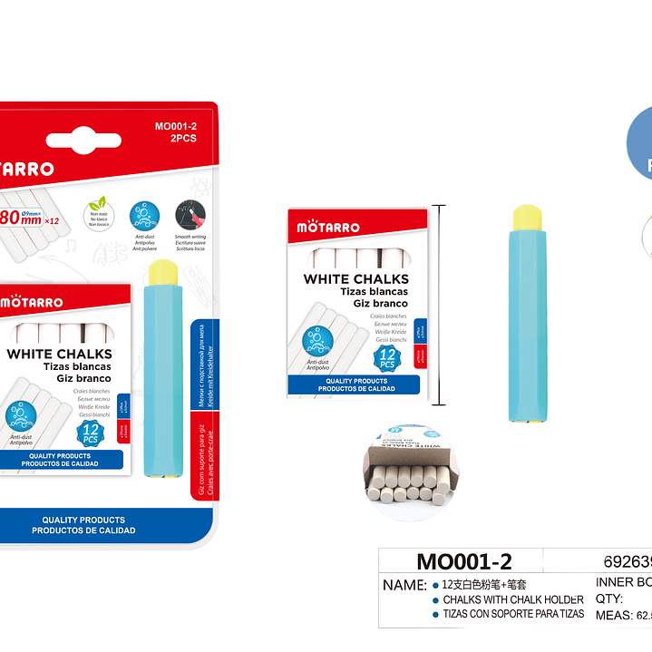 Porta Tiza Tizas 2 Pcs 1