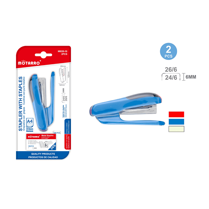 Corchetera Con Corchetes 125X52Mm 1