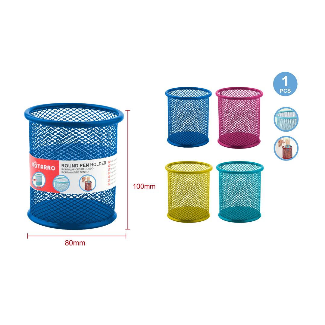 Porta Lapiz Colores Redondo 1