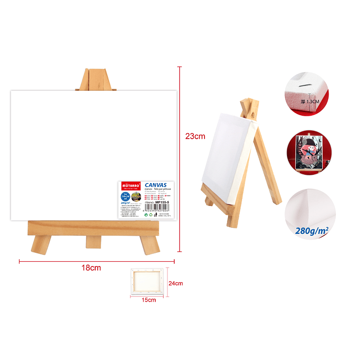 Tela Para Pintura 18X23Cm 1