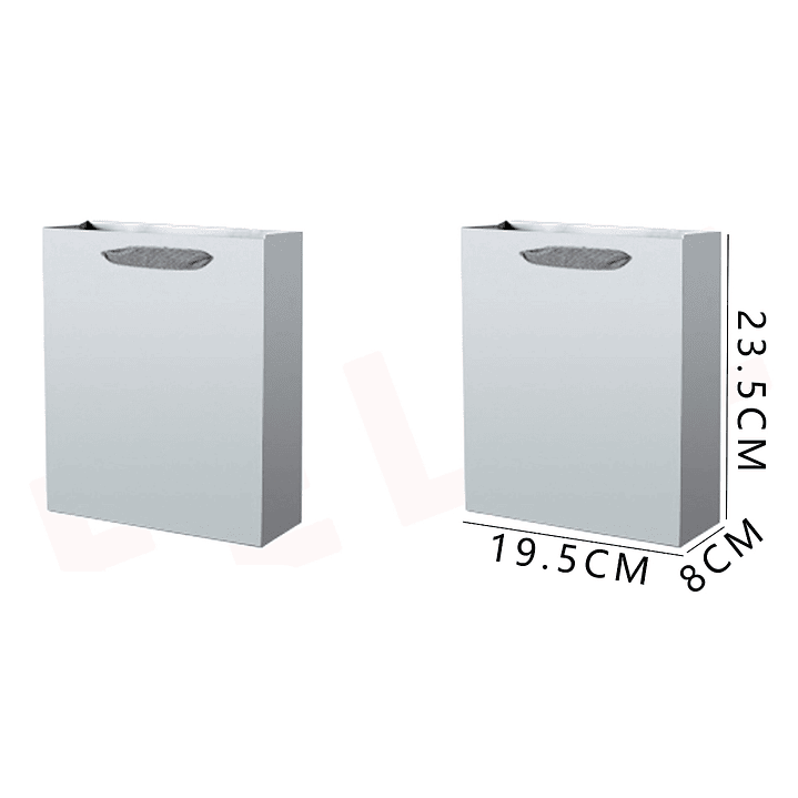 Bolsas de Regalo Gris 23.5*19.5Cm 1