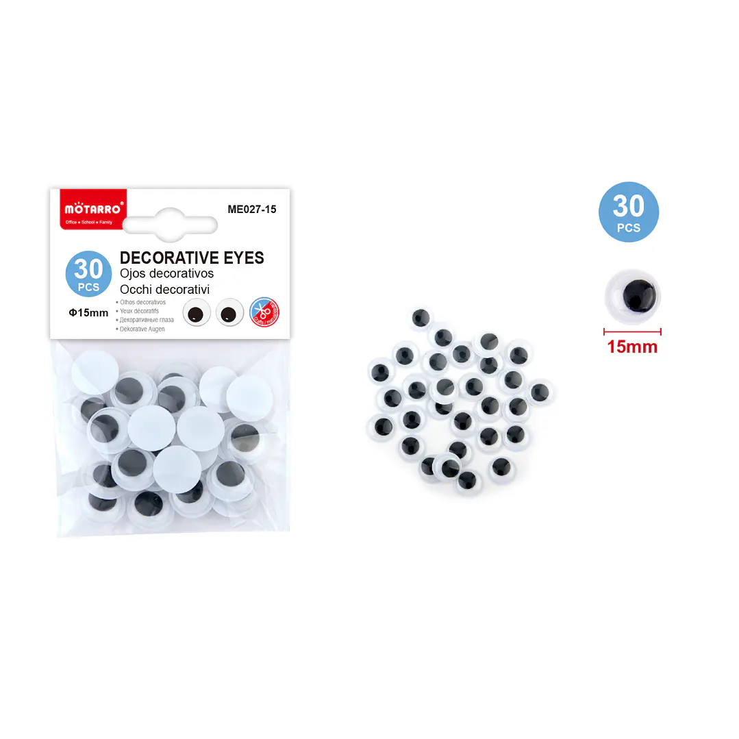 Ojos Decorativos 5mm 30pcs 1