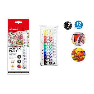 Pinturas Acrílica 12ml 12 colores