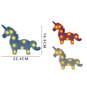 Lámpara Forma Unicornio