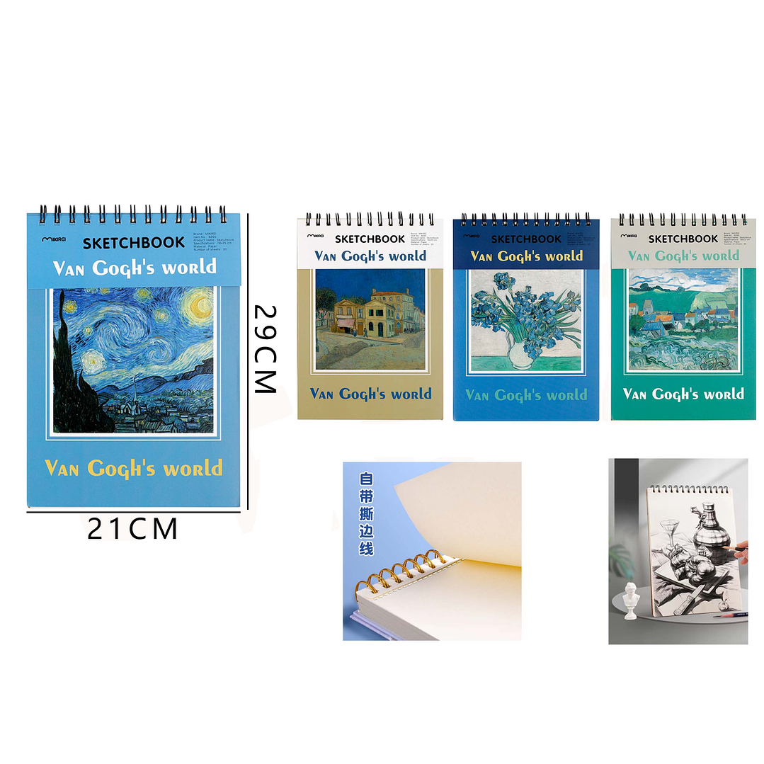 Croquera de Dibujo 29x21Cm A4 1