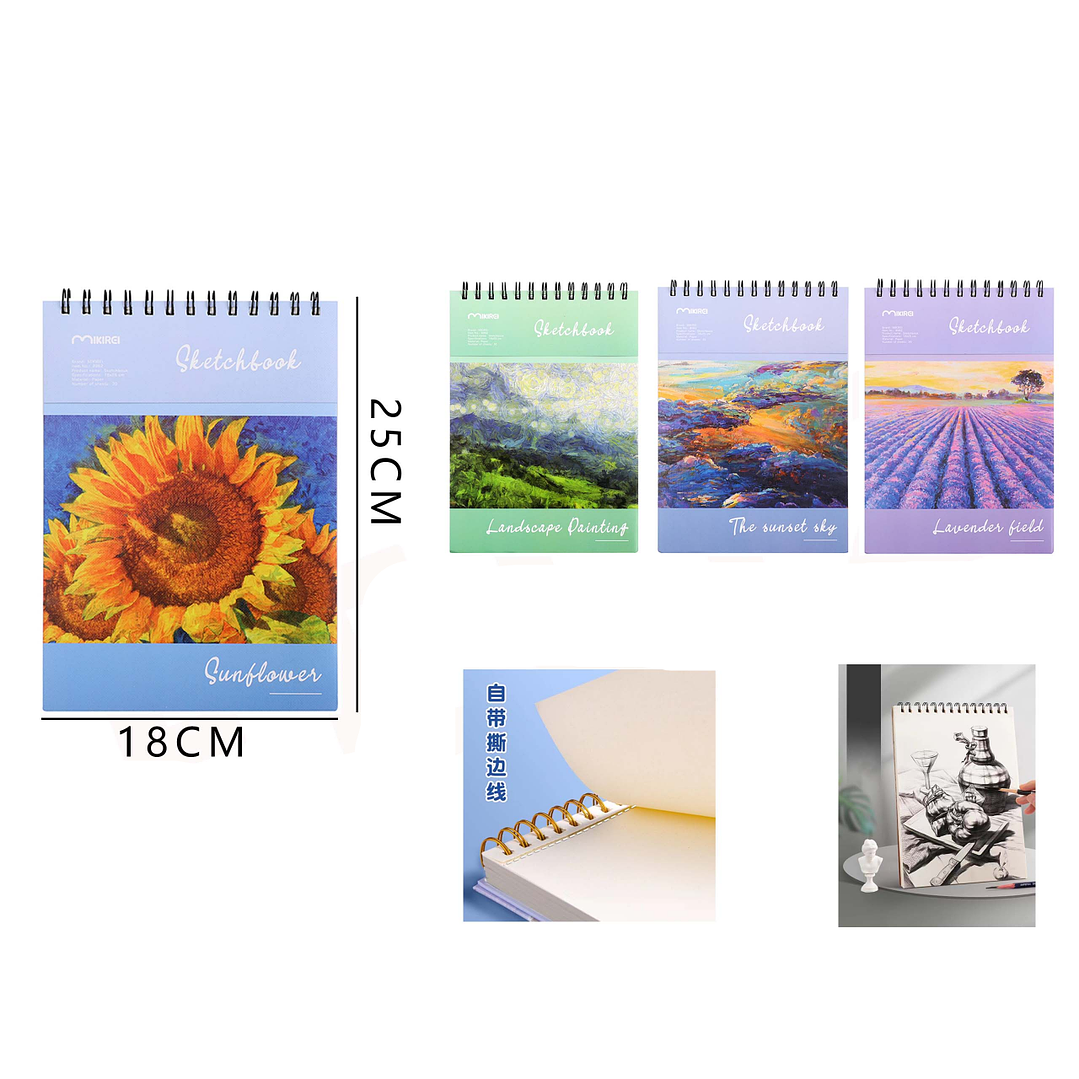 Croquera de Dibujo 18x25Cm B5 1