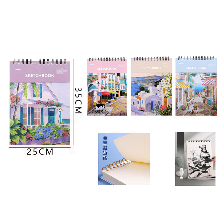 Croquera de Dibujo 25x35Cm A3 1