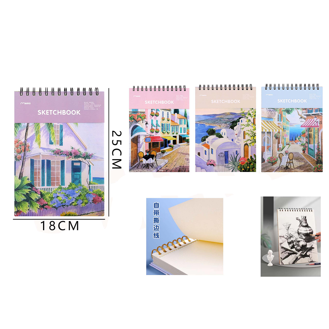 Croquera de Dibujo 18x25Cm B5 1