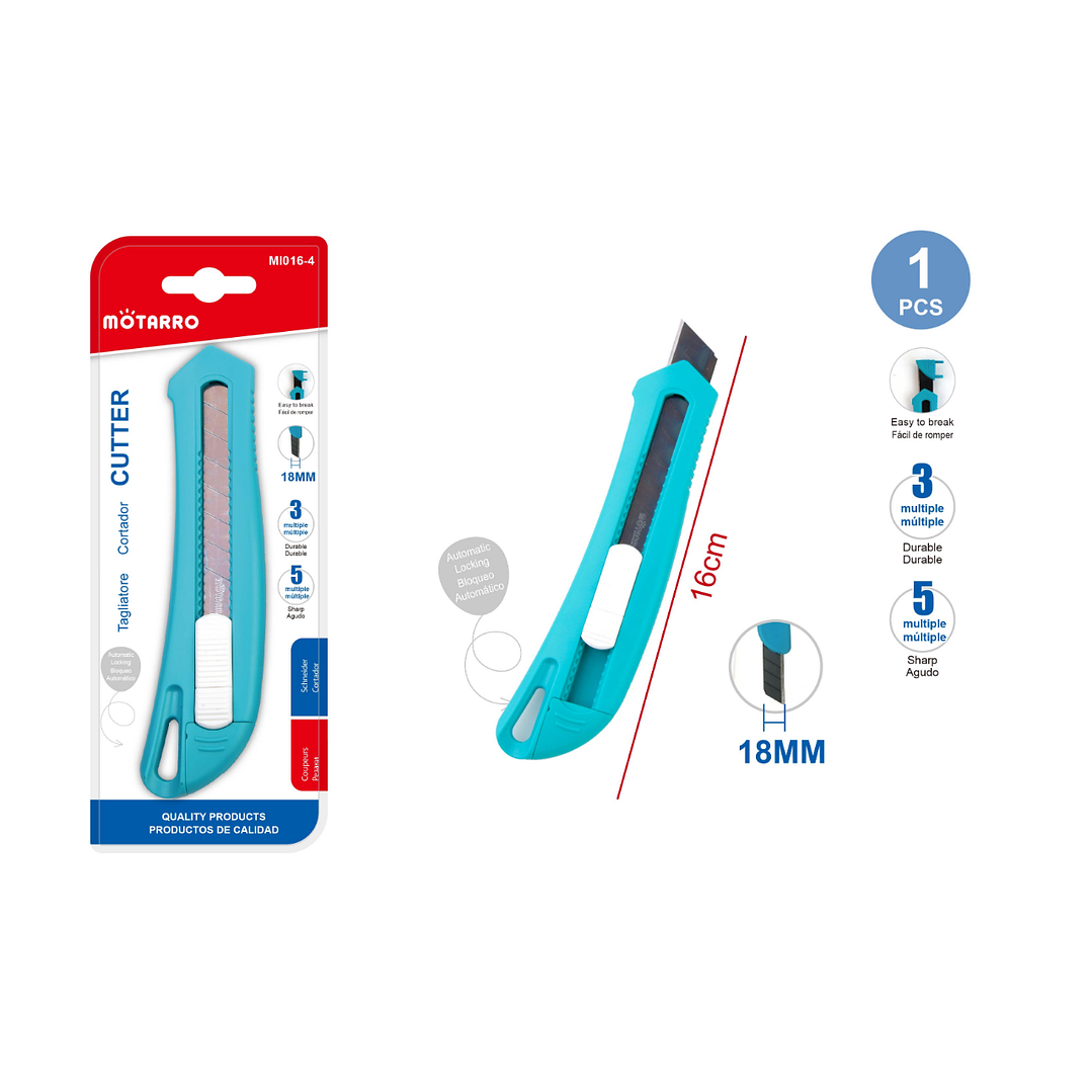 Corta Carton Cartonero 16 Cm 1