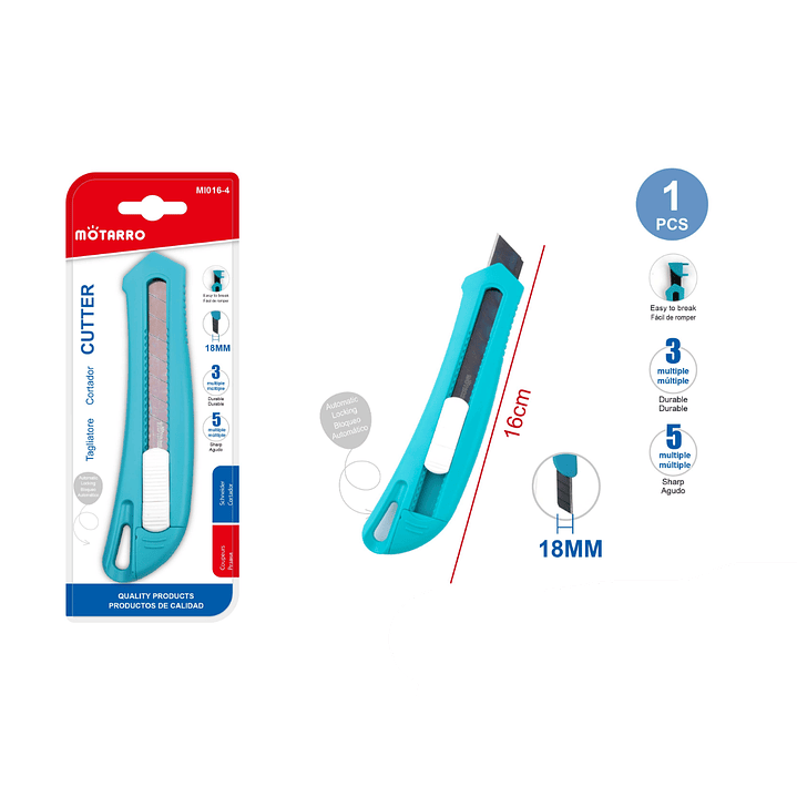Corta Carton Cartonero 16 Cm 1