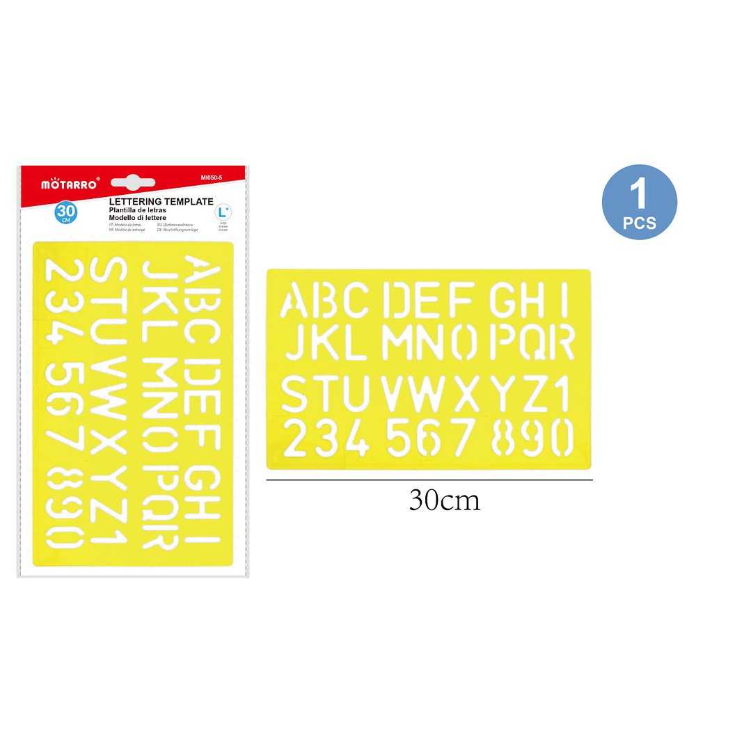 Regla Con Letra 30 Cm 1