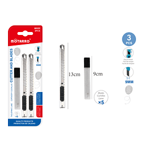 Cortador Y Cuchillas 3 Pcs