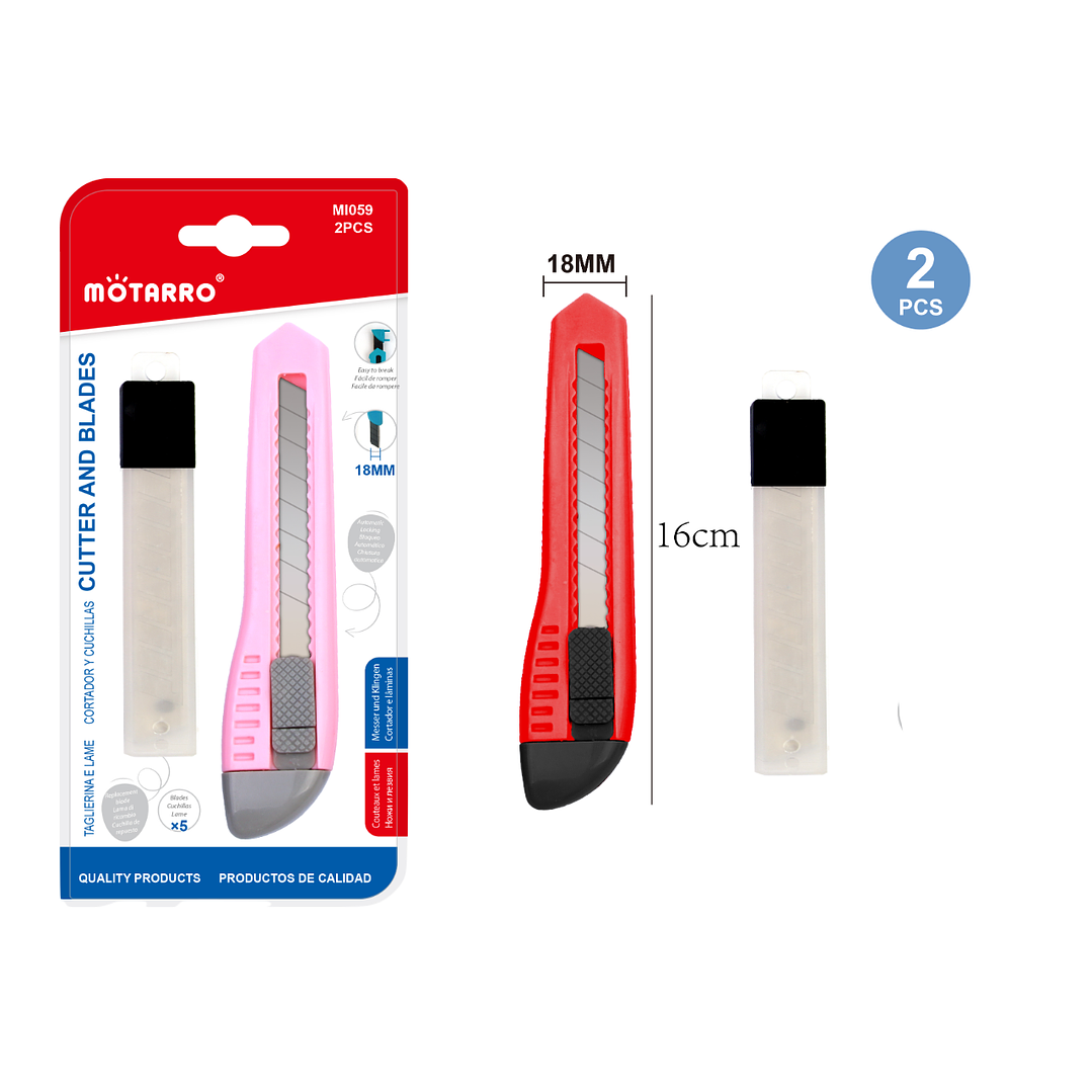 Cortador Y Hojas Metalicas 16 Cm 2 Pcs 1