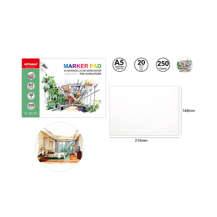 Almohadilla De Marcador 14.8x21cm A5 1