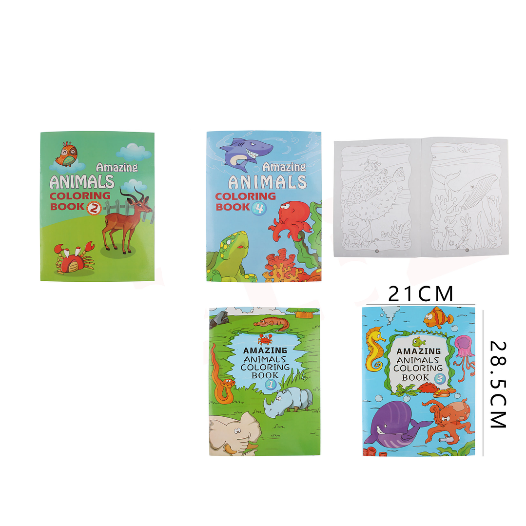 Libro de Pintar Amazing Animals 1