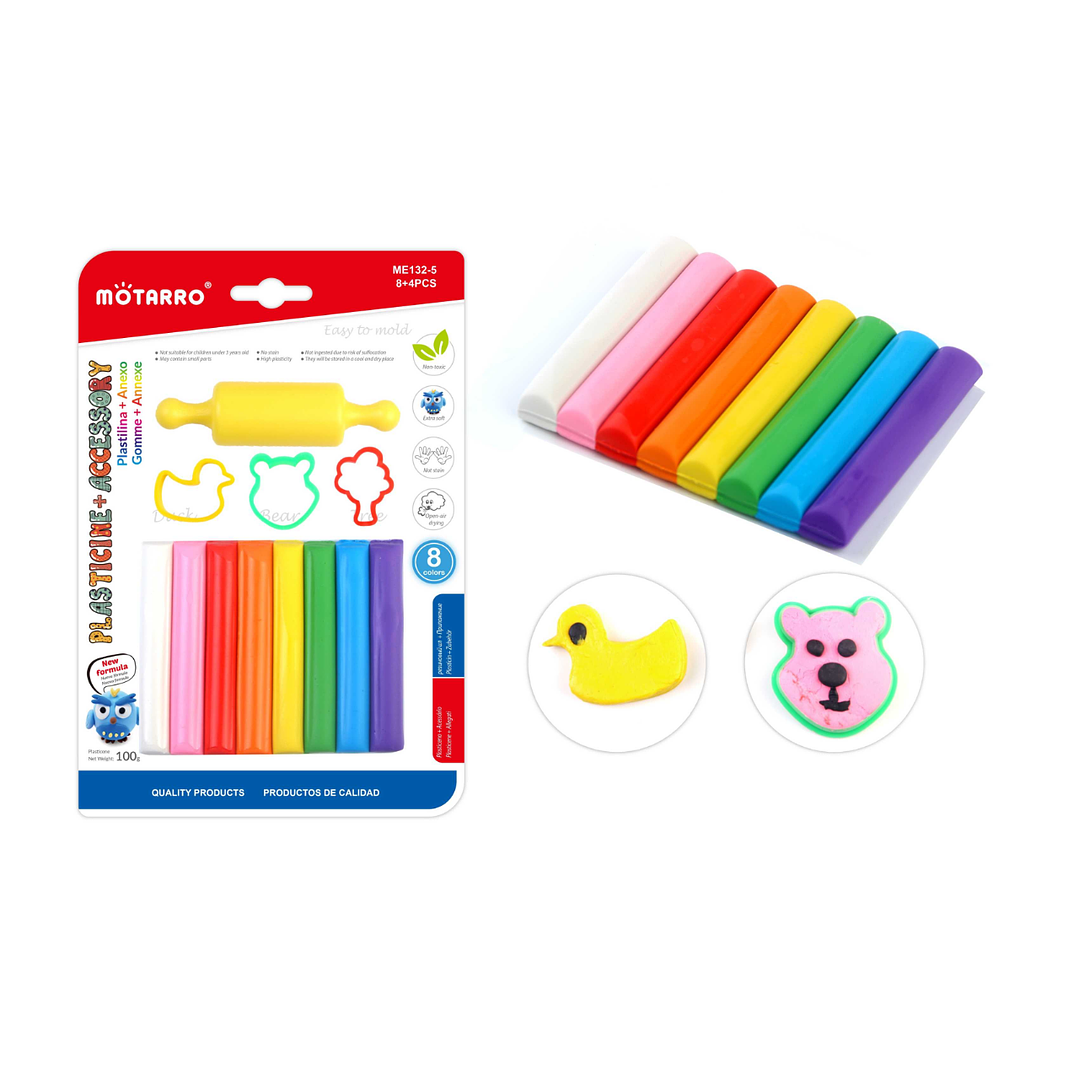 Plasticina 6pcs + Accesorios 1