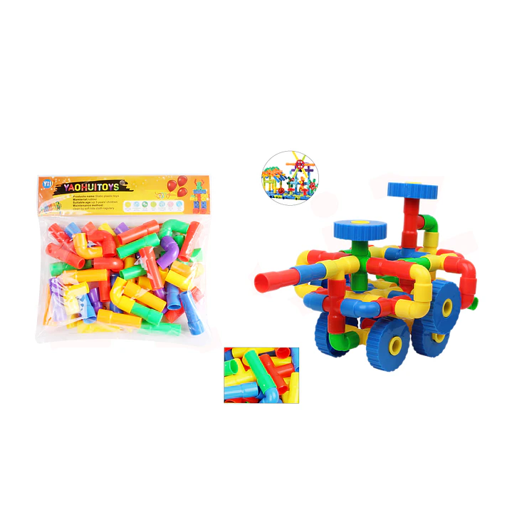 Juguete Ladrillos Armables Plástico Multicolor 1