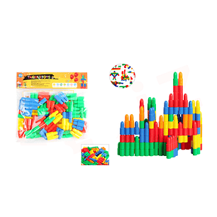 Juguete Ladrillo Armable Plástico Multicolor Conos