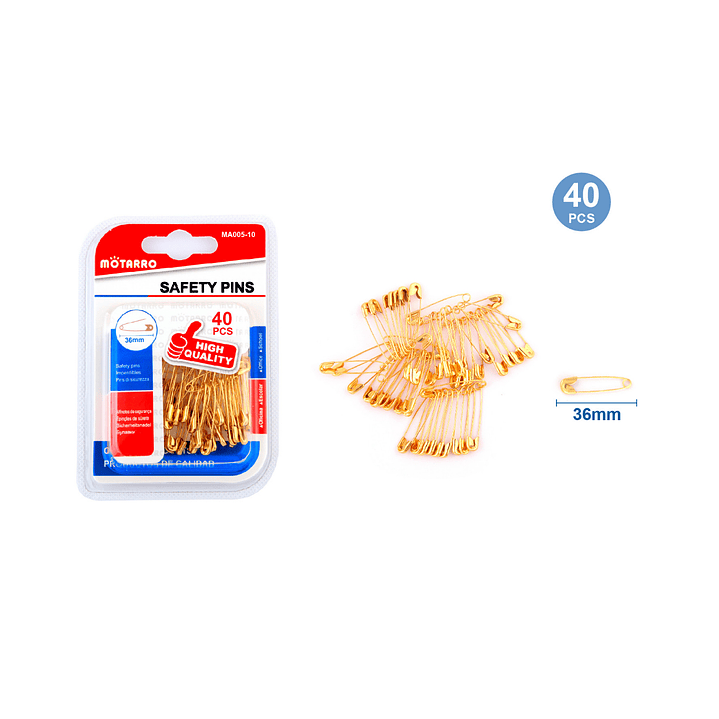 Alfiler de Gancho 40 pcs 1