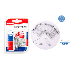 Clips De Gancho Plateado 30 Pcs