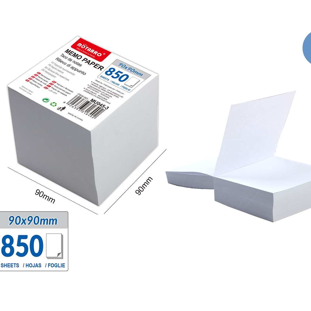 Taco de Notas 850 pcs 1
