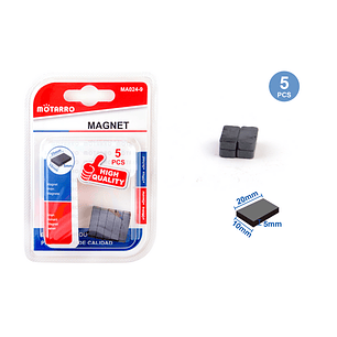 Imán Cuadrado 5x10x20 mm 5 pcs